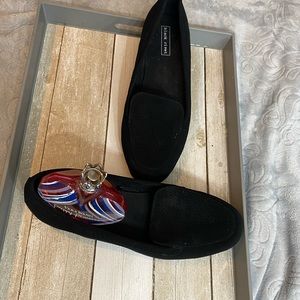 Black rivet shoes/flats